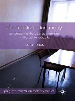 cover image of The Media of Testimony